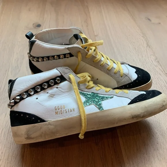 Stud Golden Goose Midstars - hard to find size 40 - Picture 1 of 3
